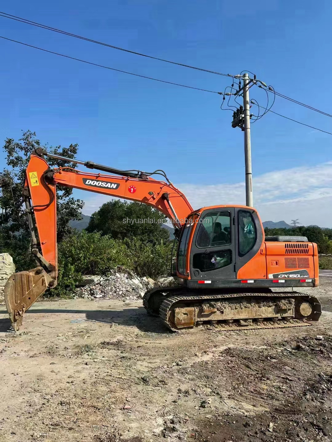 Affordable 2019 Doushan DX150 Excavator with Perfect Performance and Low Machine Weight