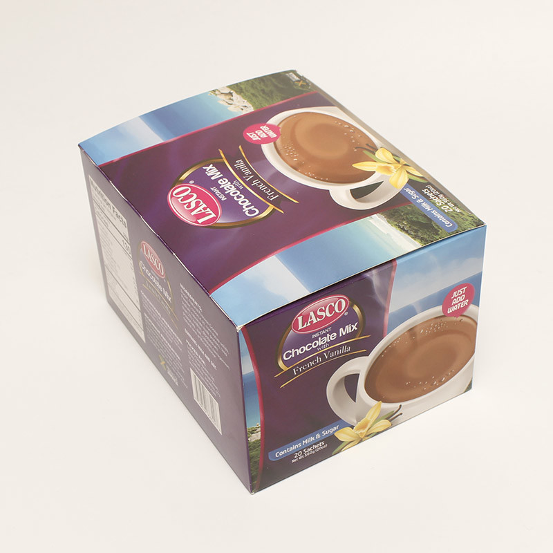 Folding Disposable Food Packaging Box Custom Printed Rectangular Snack Container