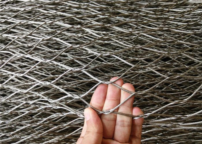 7x7 7x19 Woven Metal Mesh Fabric Plain / Twill Weave Stainless Steel