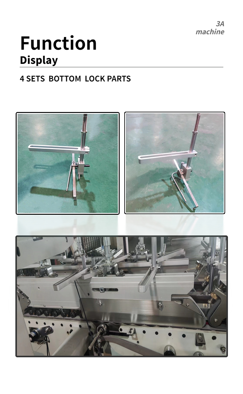 Automatic Bottom Lock Folder Gluer for Precise Folding and Pasting in 10*1.2*1.3m Size