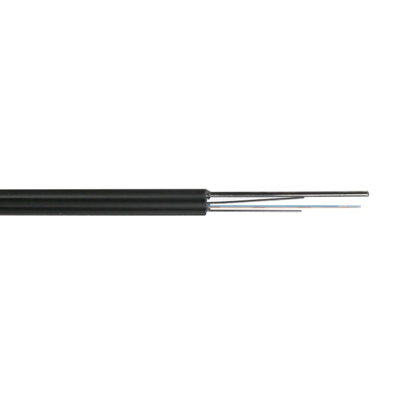 FTTH 1xG.657A1 GJYXCH Outdoor Fiber Optic Cable Flat 1-12 Core for Optical Equipment