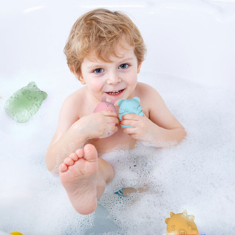 6-12 Months Baby Silicone Toys Sensory Odorless Soft For Travel