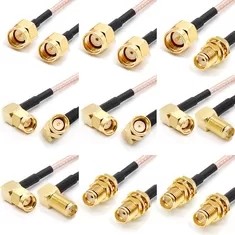 50 OHm RG316 Jumper Coaxial RF Pigtail Cable For Signal Repeater