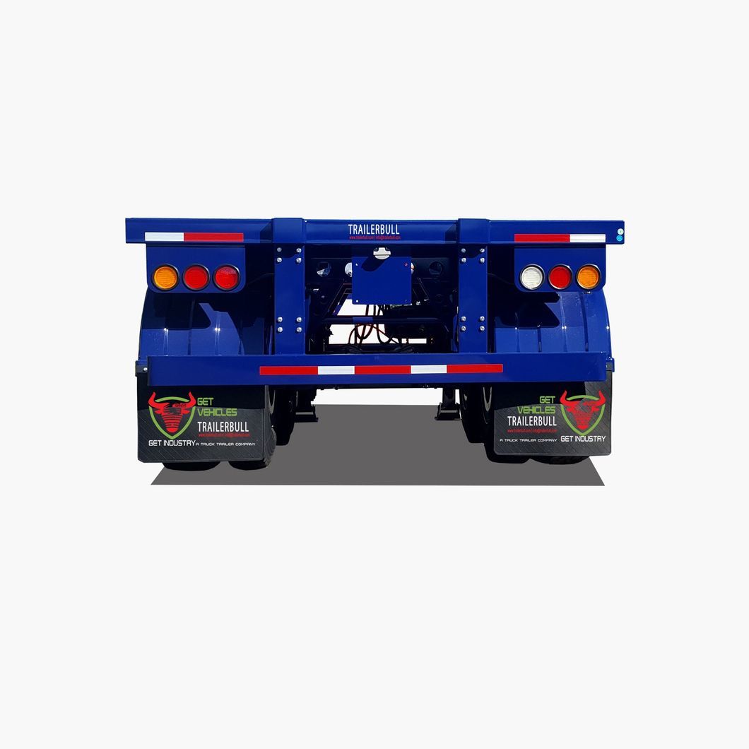 20FT Heavy Duty Skeleton Semi Truck Trailers for ISO Heavy Container Transit