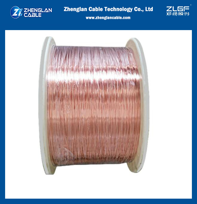 Copper Clad Steel High Conductivity 0.7mm/0.8mm/0.9mm For Cable Manufacturing CCS Wire