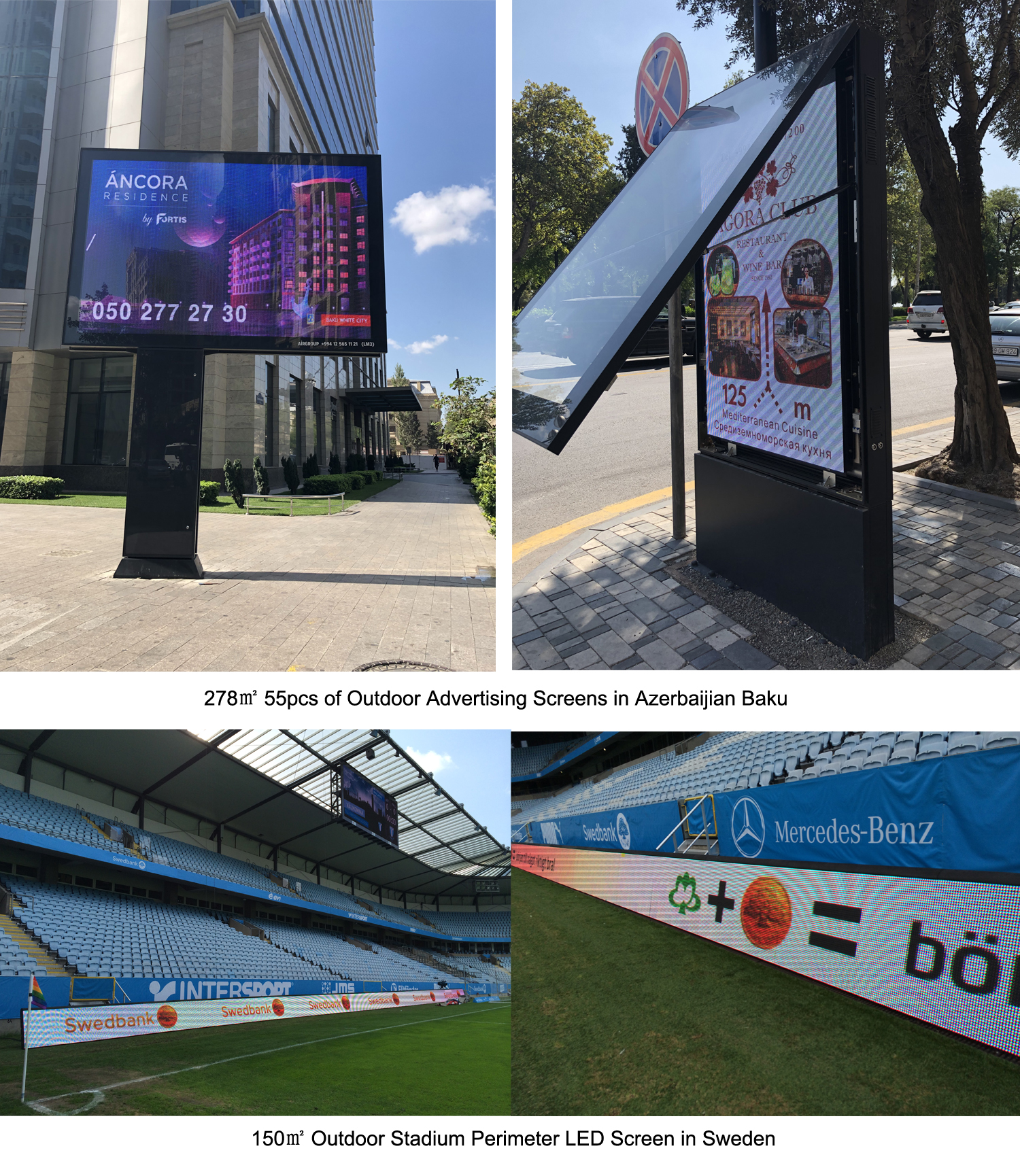 Giant Stadium Perimeter LED Screen Waterproof Outdoor LED Display Board For Full Color Video