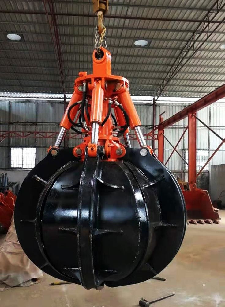 Q355B NM400/450/500 Hardox450/500/550 Orange Peel Grab With Customizable Color