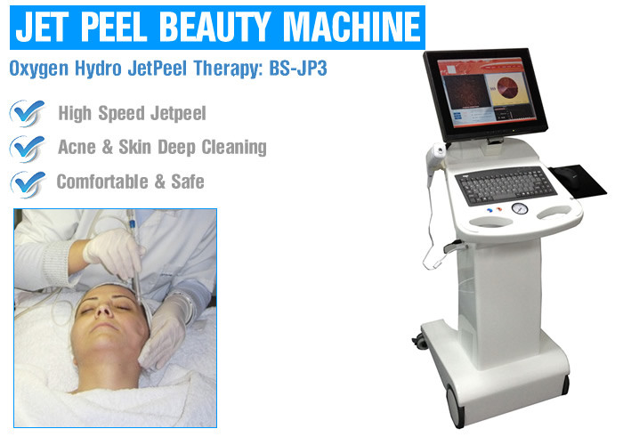 Deep Facial Peeling Treatment Oxygen Jet Peel Machine High Speed For Skin Rejuvenation