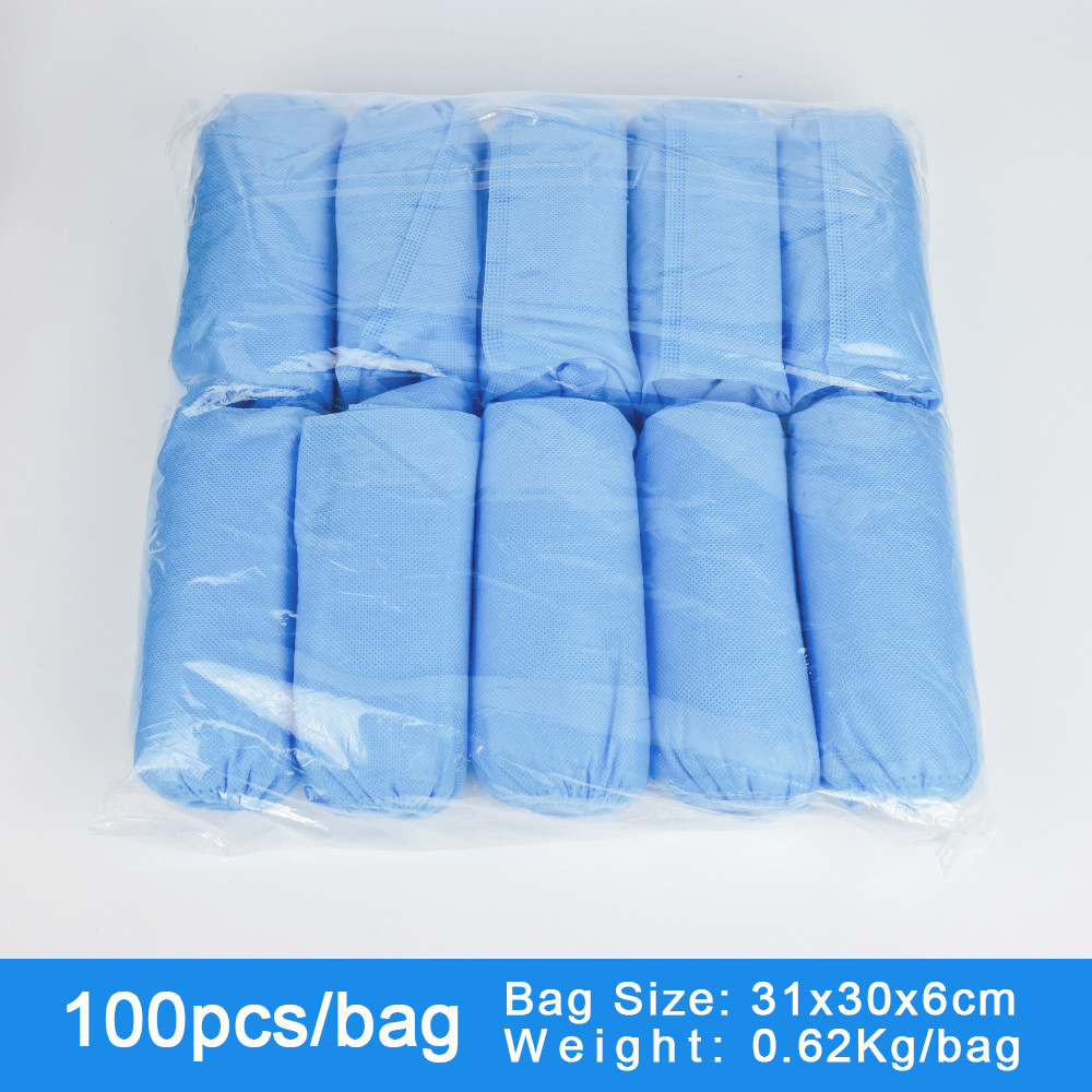 Waterproof Medical Shoes Cover / Non Woven Disposable Boot Shoe Covers Protect Your Home
