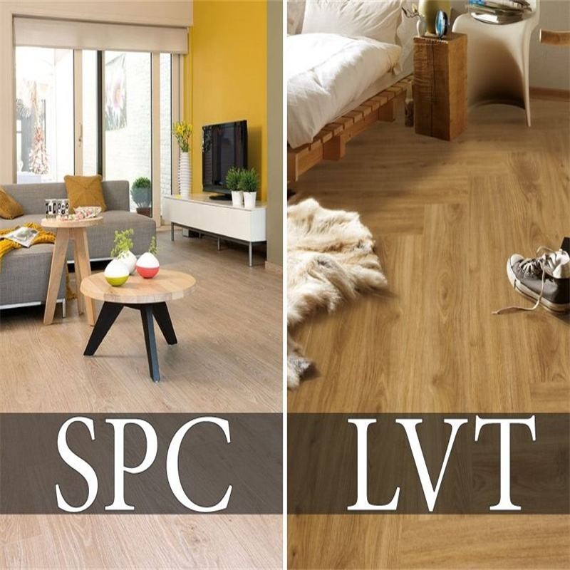 SPC Flooring Rigid Core Interlocking Click Lock PVC Vinyl Flooring