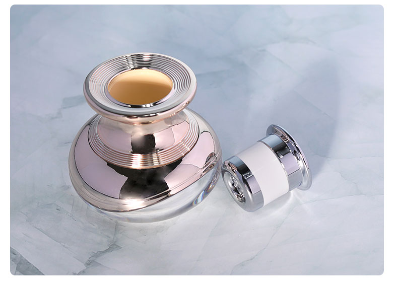 30g Clear Plastic PET Jars Cosmetic Plastic Jars With Flip Top Lids