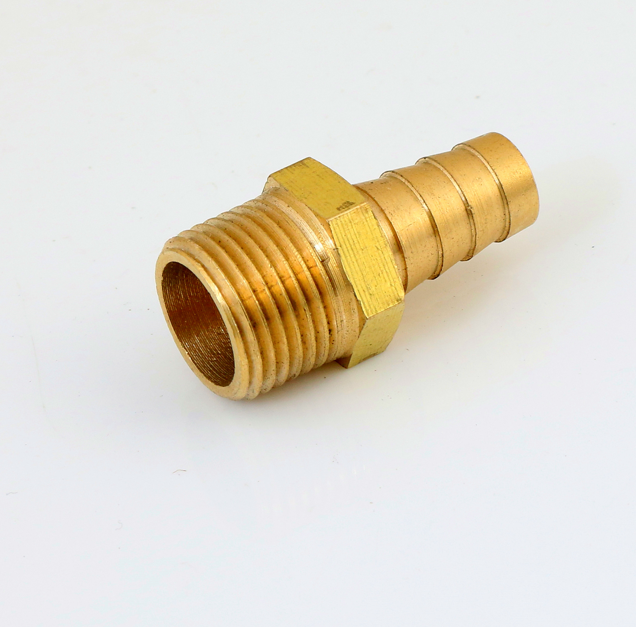 Brass Gas short nut thread fitting with flare connector used in Plumbing Brass Fittings