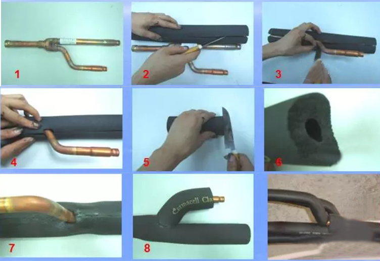 High Pressure Test Refrigeration Tubing Fittings Daikin Refnet Joint C12200 Material
