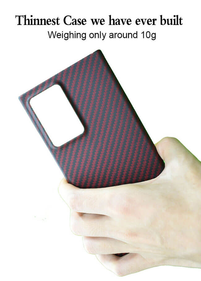 Matte Surface Aramid Fiber Phone Case For Samsung Note 20 Carbon Case