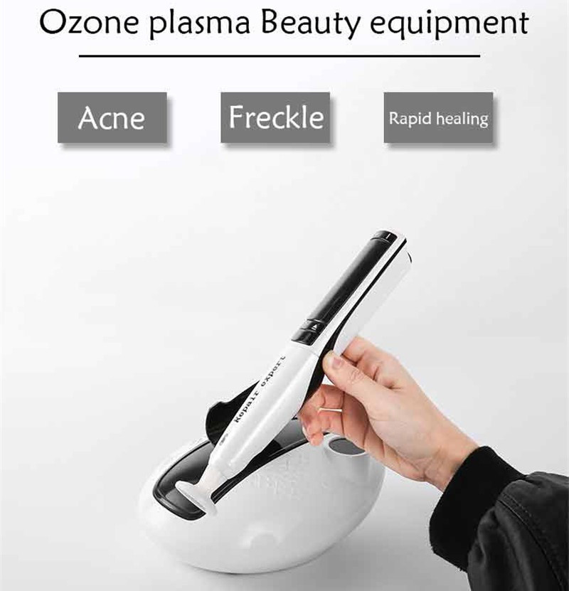 3pcs Heads Acne Treatment Face Lifting Skin Tightening Plasma Ozone Pen