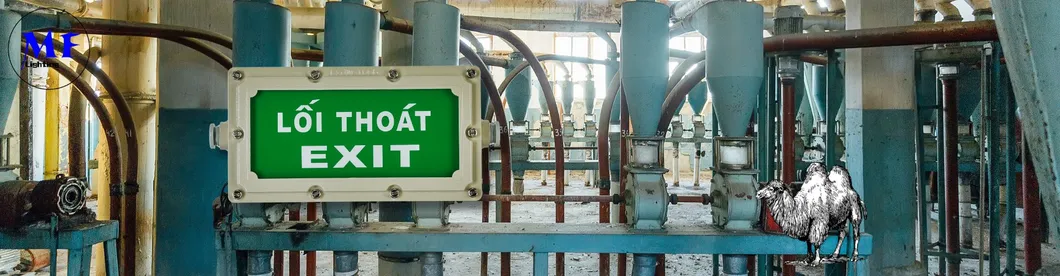 Factory Price Durable Evacuation Exit Sign LED Explosion Proof Emergency Light for Workplace Factory Marine Aerospace Metal Smelting Fabrication