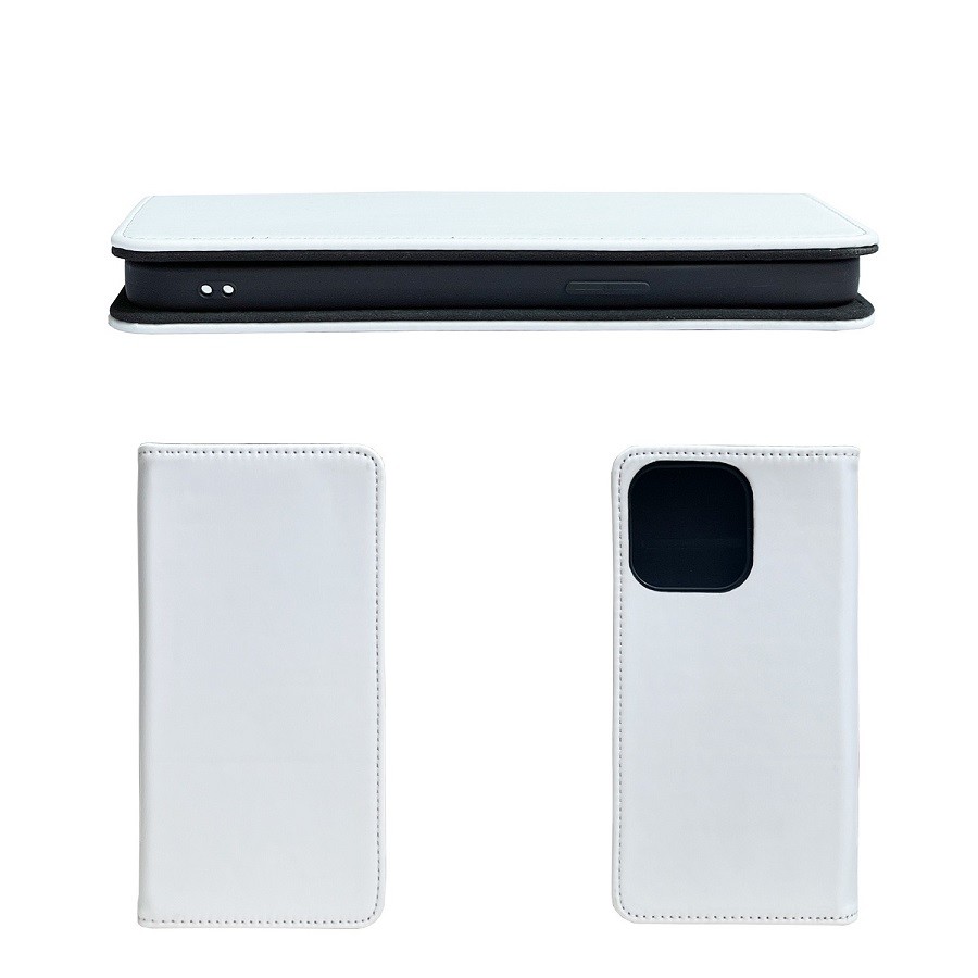 Double Sided Sublimation Flip Pu Leather Phone Cases For Iphone 15 16 14 13