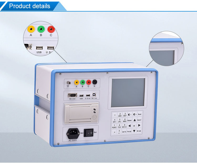Transformer On-Load Tap Analyzer with 6-Channel High-Speed Sampling