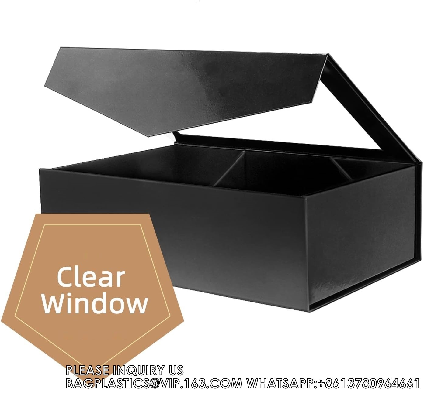 Black Gift Box For Present Contains Ribbon, Card, Groomsman Proposal Box, Extra Large Gift Box With Magnetic Lid