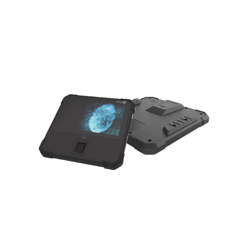 SDK 8 Inch Black Mobile Android Tablet Biometric Fingerprint For Travel