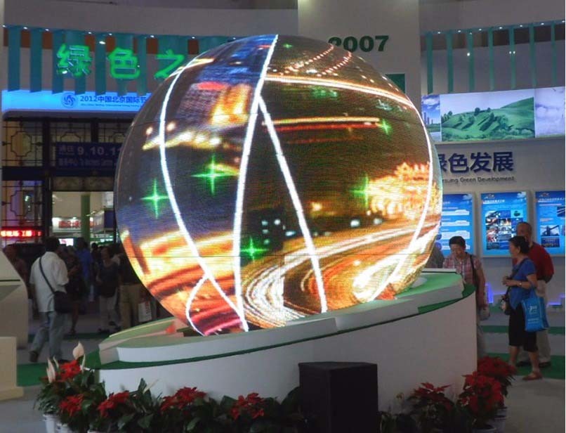4mm Sphere Creative Led Display Stage Indoor Diameter 1.8 Meter Ip65