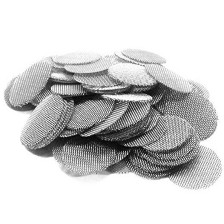 Stainless Steel 304 316 Aperture 4um Wire Mesh Filter Disc With Enfolded Edge