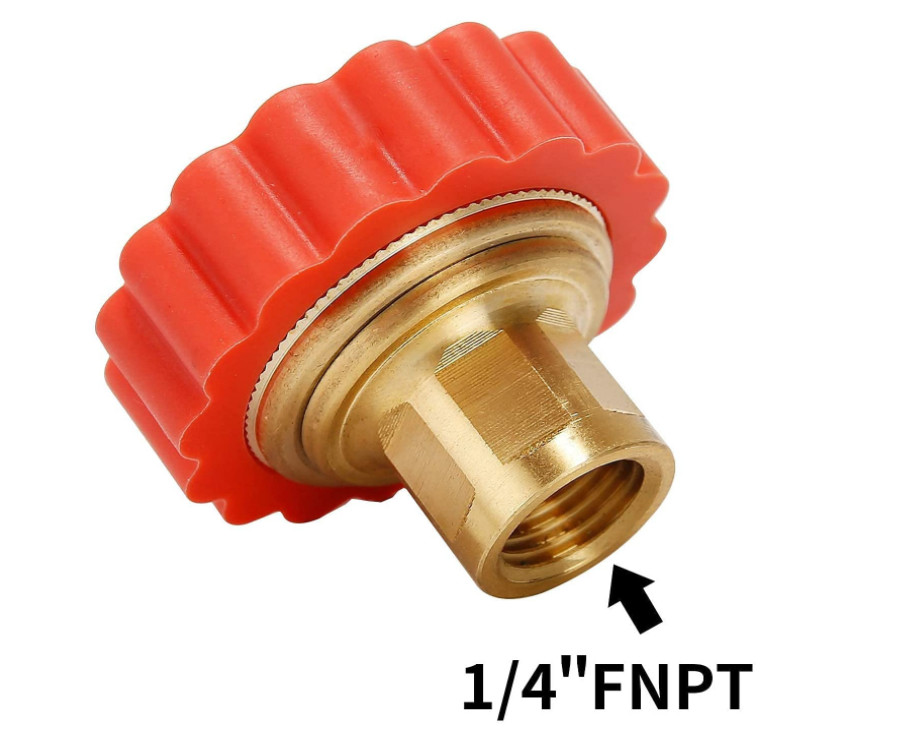 1/4" FNPT Lead Free Brass Adapter Garden Hose Adapter Connector Fitting
