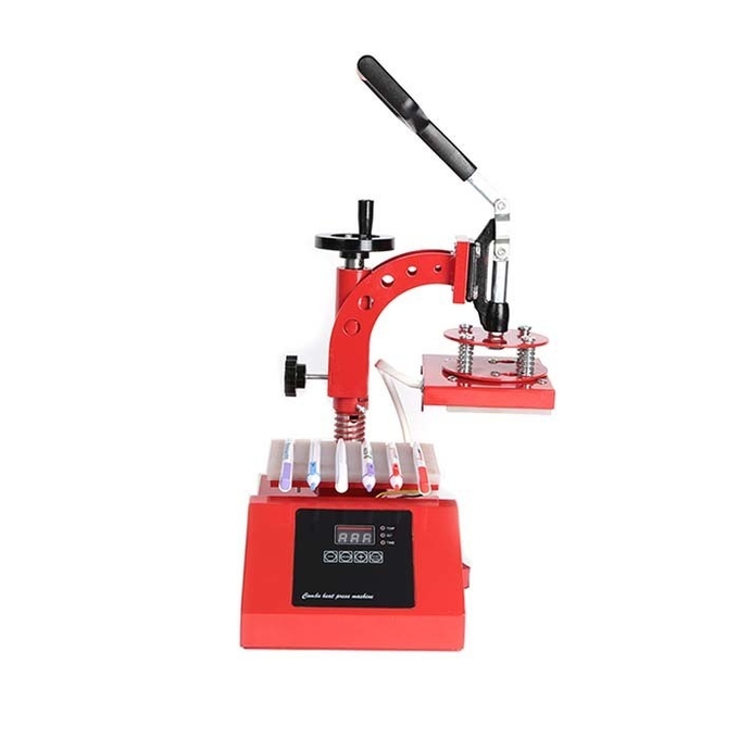 Manual Red Pen Heat Transfer Press Machine Customized Sublimation Pen Printing Machine
