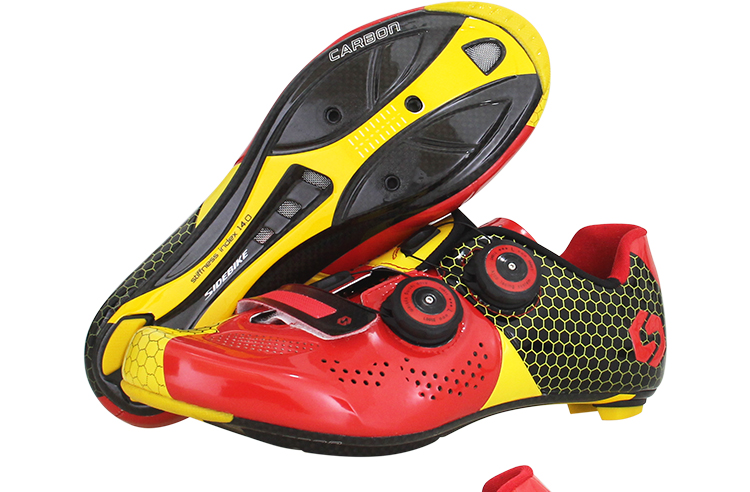 Self Locking Road Racing Bicycle Shoes , Road Cycling Boots OEM / ODM Accept