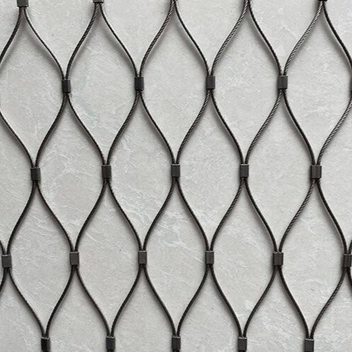 Flexible Stainless Steel Wire Rope Net for Building Protection Woven Wire Mesh
