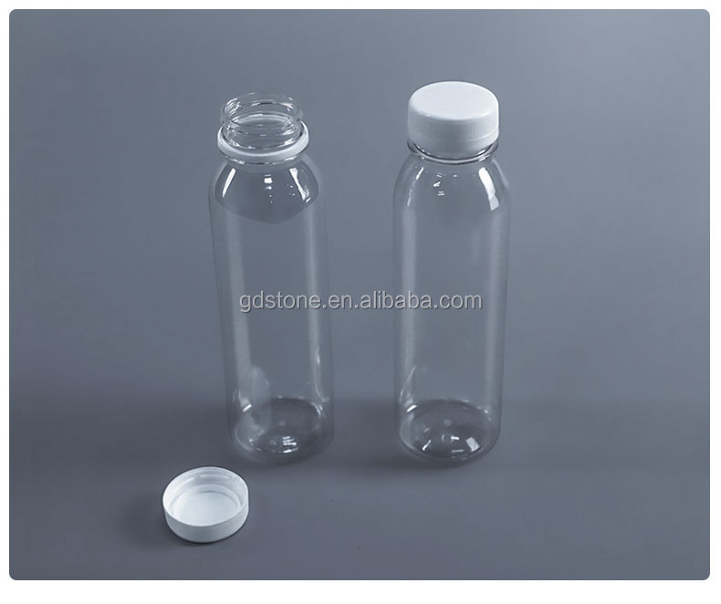 32mm PET Plastic Bottles 350ml For Beverage Milk Juice