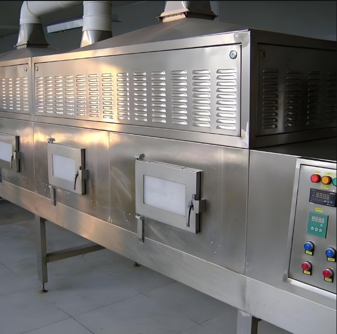 Fast Space Saving Microwave Drying Machine Eco Friendly Precise Control Multi Industry