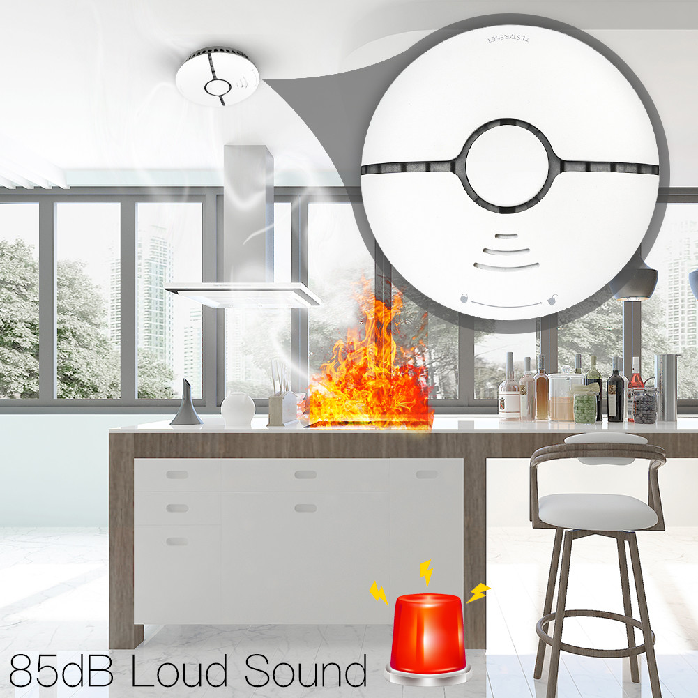 Battery 2.4Ghz Wifi Wifi Smoke Detector