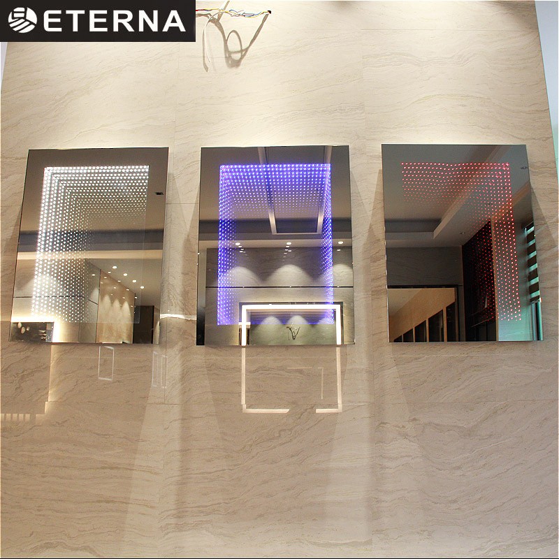 Smart 3D LED Infinity Mirror Rectangle Infinity Illuminated Mirror Fashionable