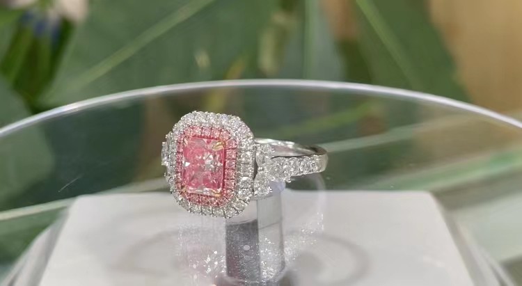 Lab Diamond Jewelry Certified Loose Diamond Custom-made Cushion Fancy Diamond Ring