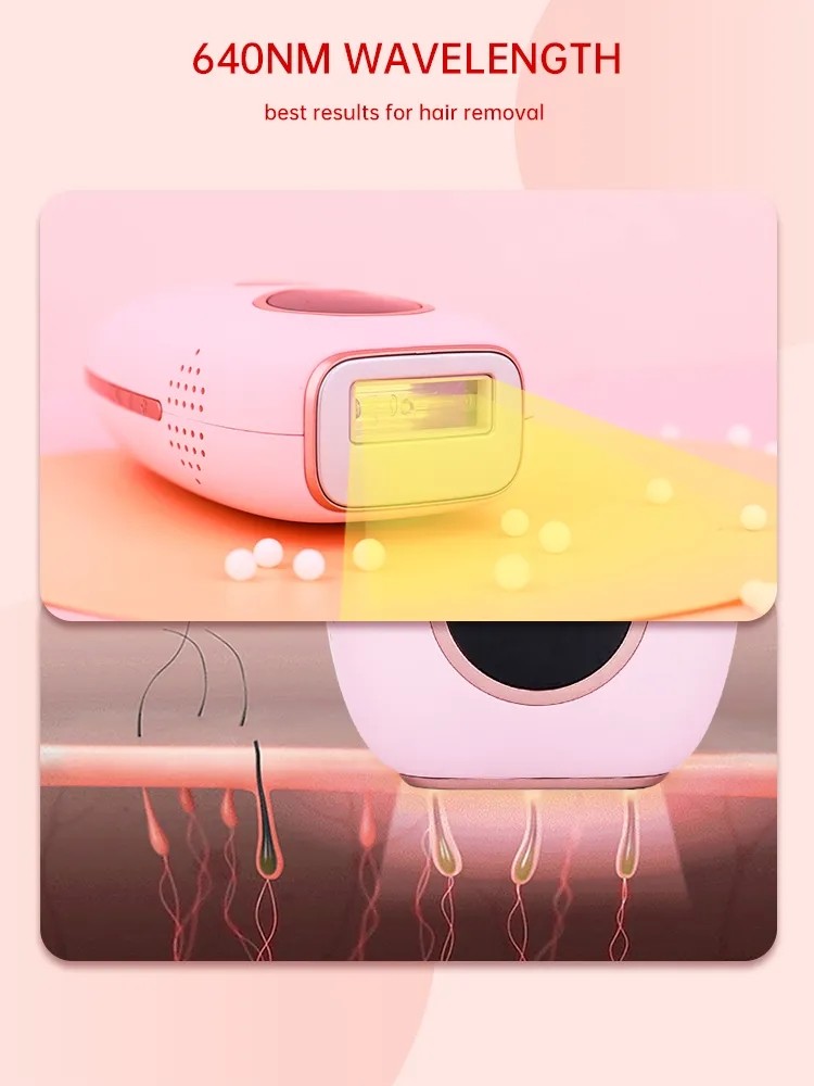ICE COOL IPL Laser Hair Epilator Removal Machine Permanent Painless Hair Remover Device for Facial Body at Home