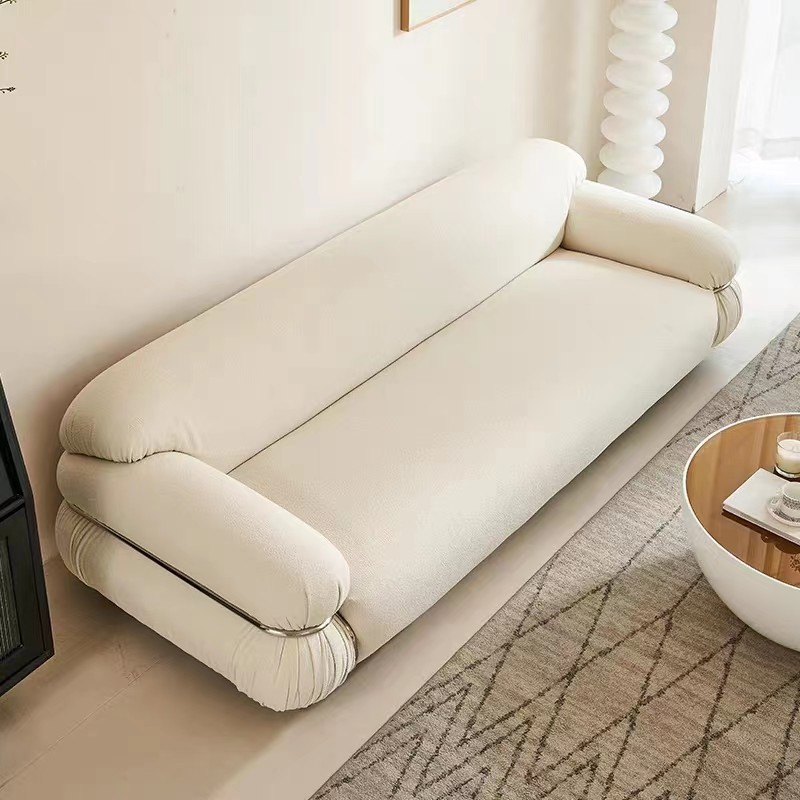 Star Hotel Room Minimalist Steel Ring Sofa Guest Room Center Reception
