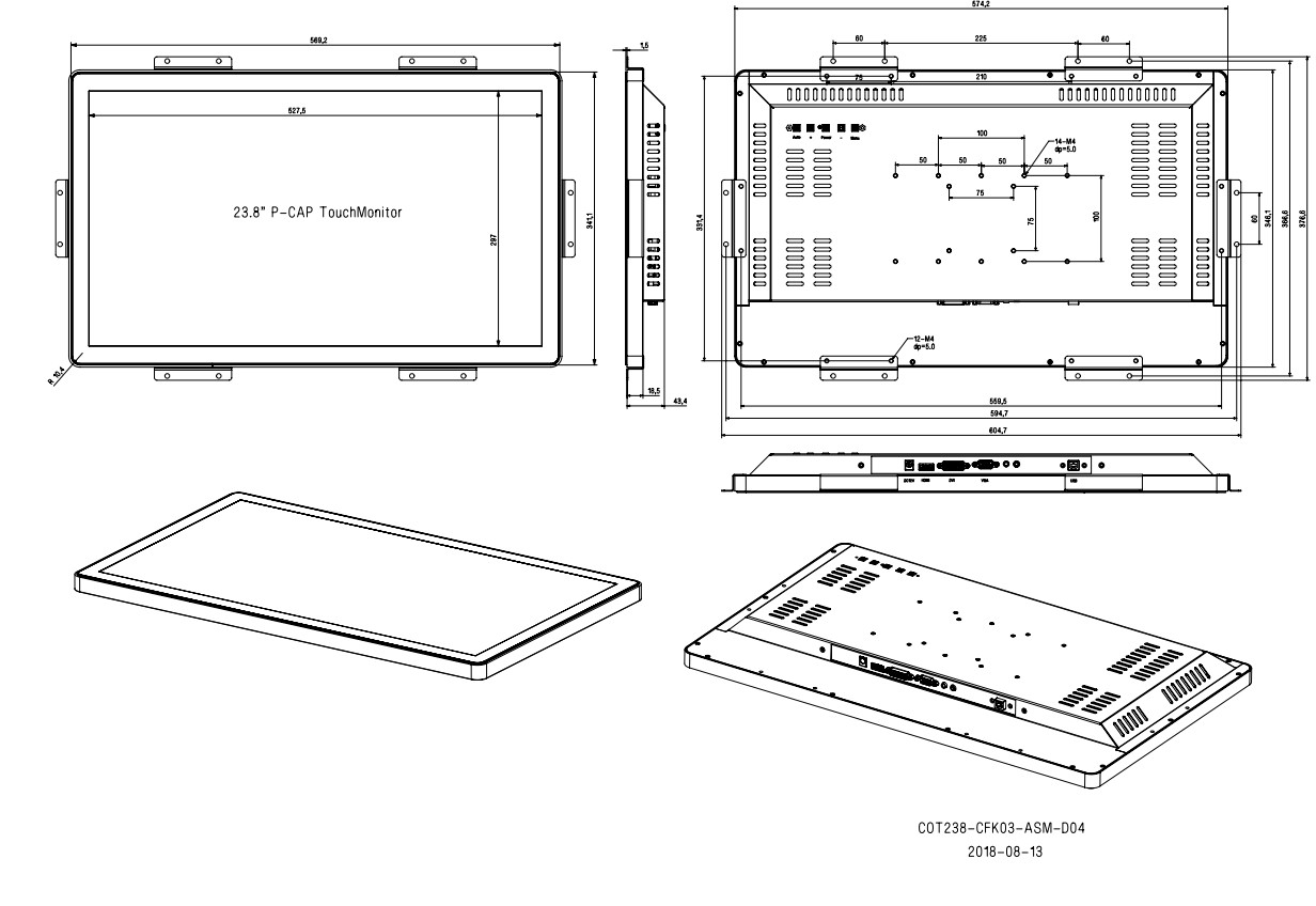 Portable Capacitive Touch Screen Panel