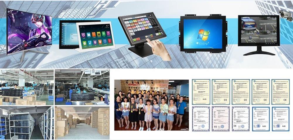 Wall mounting 12 Inch Android Tablet POS System with Wifi 10 points Touch Screen