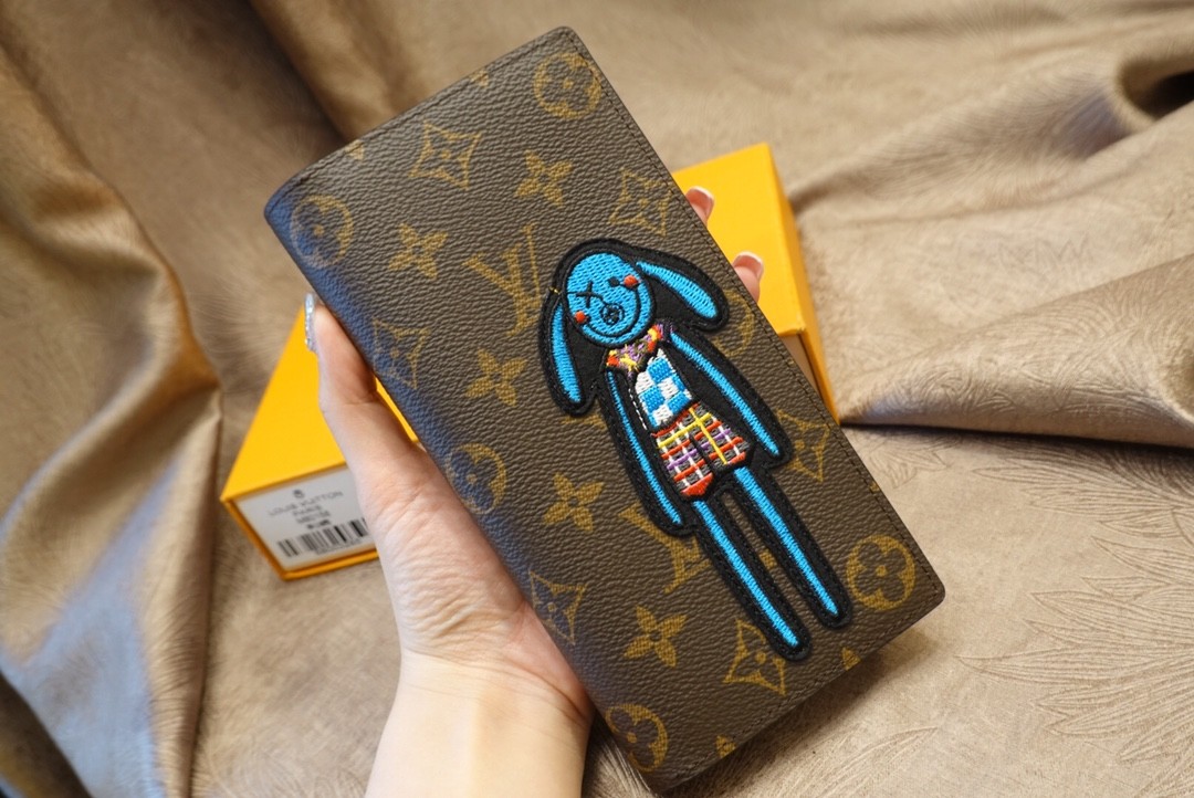 Cartoon Embroider Luxury Brand Wallet
