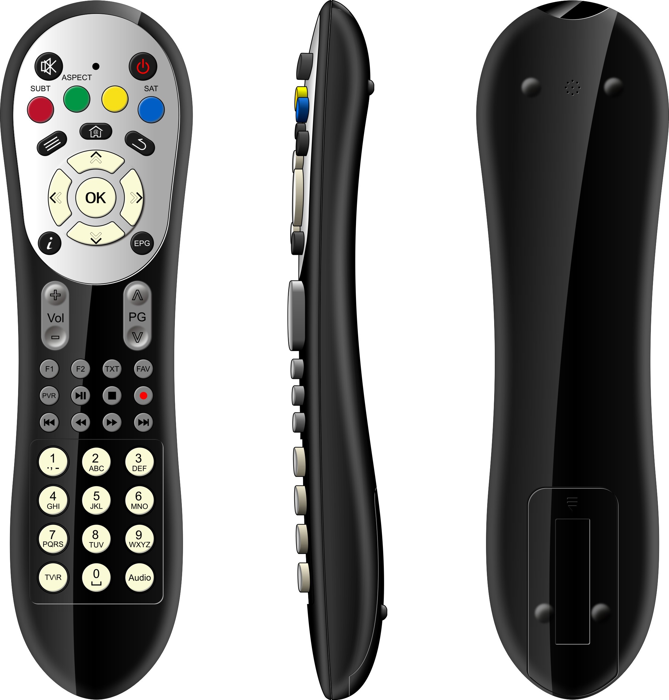 Multi Manual Language Bluetooth Remote Control Flexible Learning Replication Function