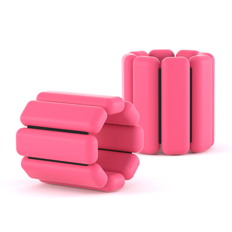 2Lbs Silicone Adjustable Ankle Wrist Weights For Home Gym Use Yoga Dance Pilates