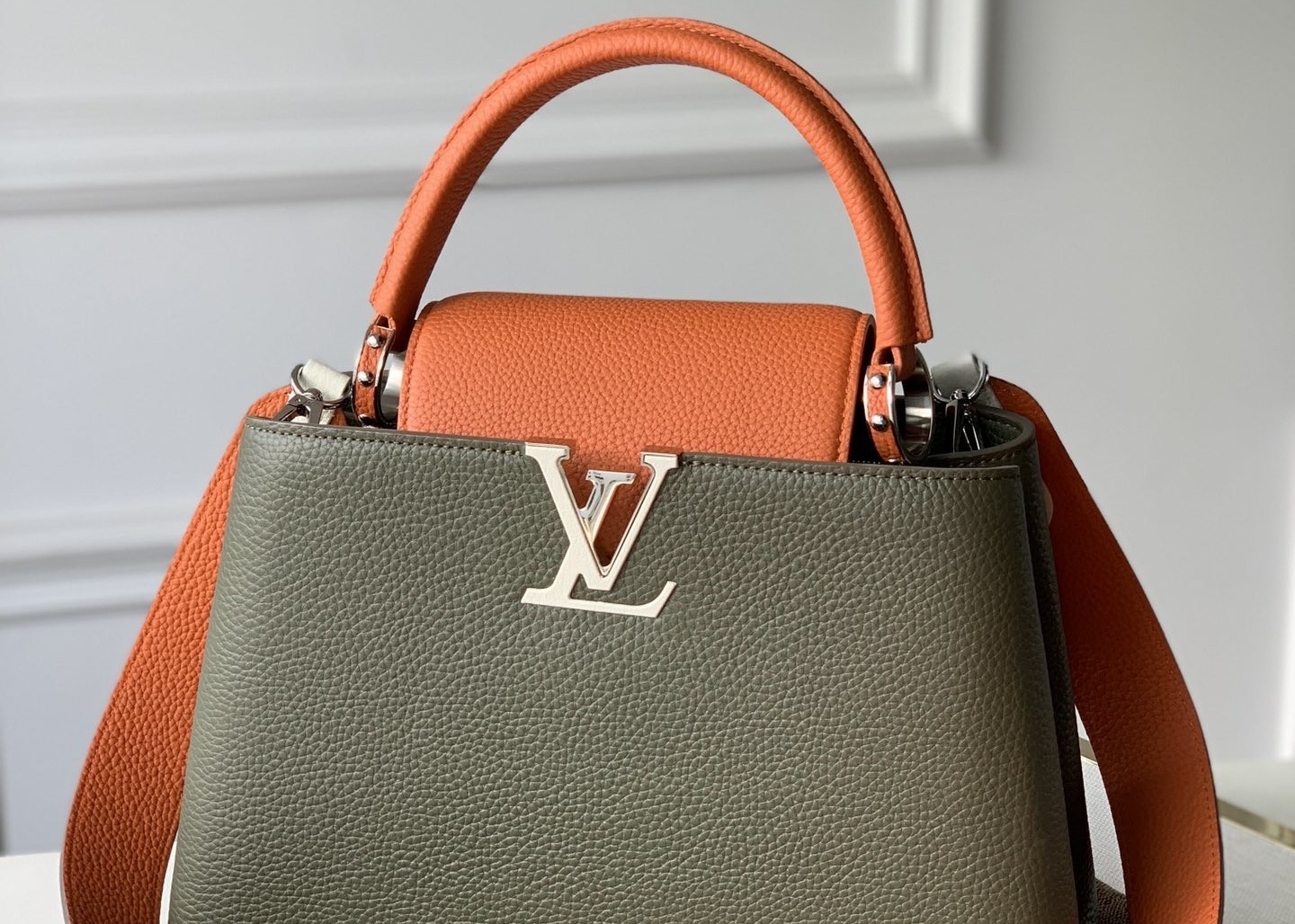Daily Crossbody 31*21*11cm Womens Luxury Handbag Army Green