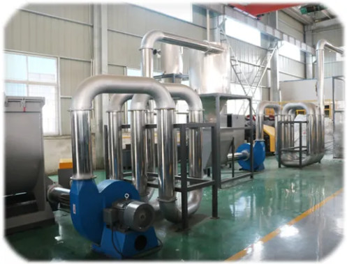 Waste Plastic PE PP Film / Bags Recycling Machine 380V 14mm