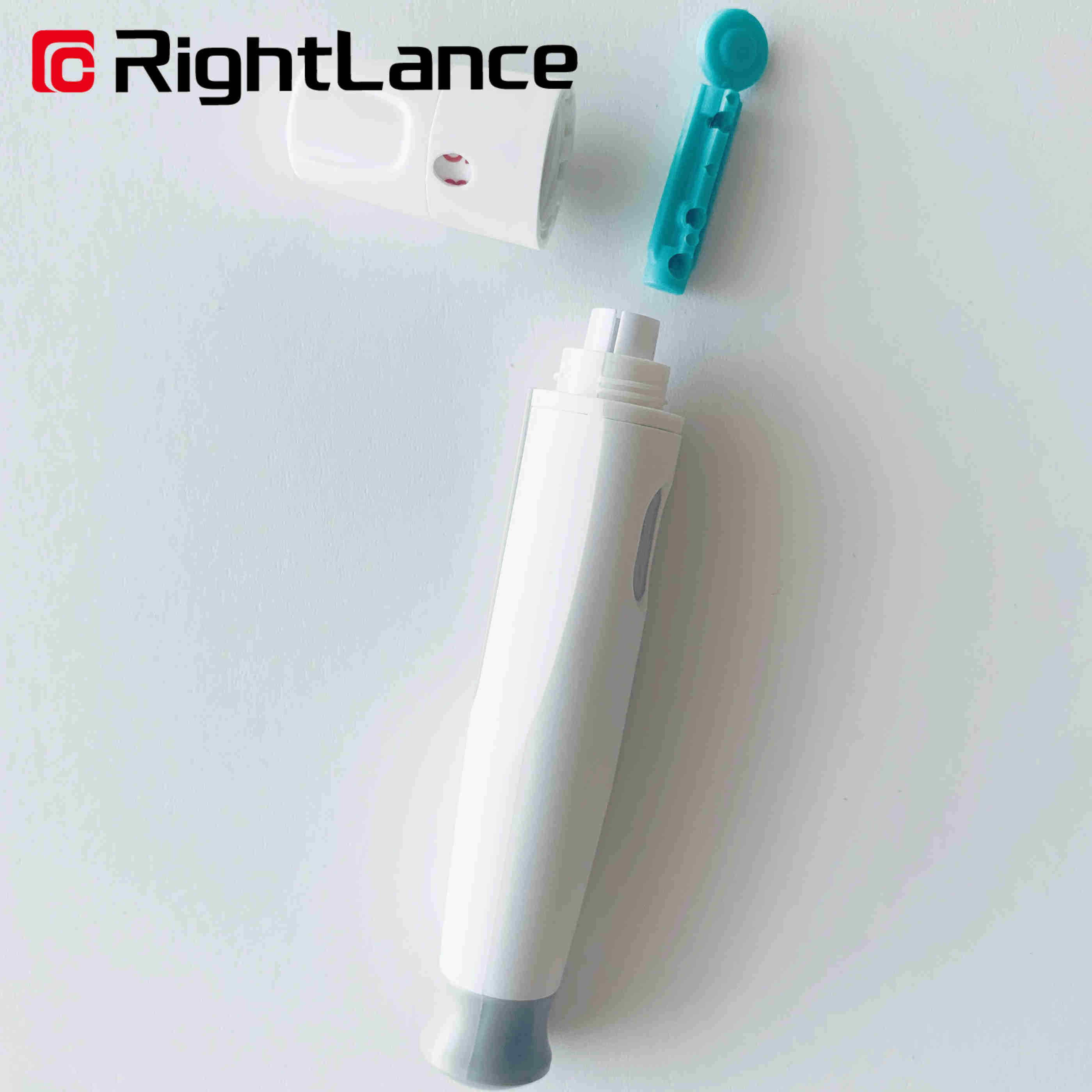 No Eject White Blood Lancet For Sugar Testing Needle Pen
