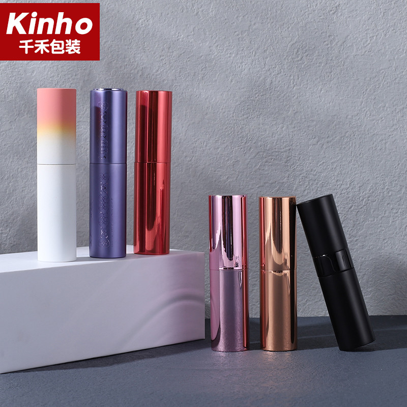 8ml 10ml Aluminum Perfume Sprayer Twist Up Glass Bottle Refillable Empty Perfume Vials