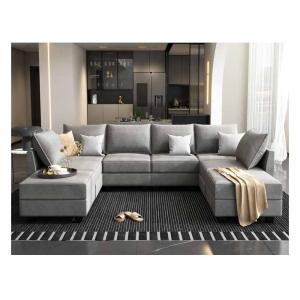 Buy cheap U Shaped Modular Sectional Sofa Multiscene Anti Scratch Modern Style product