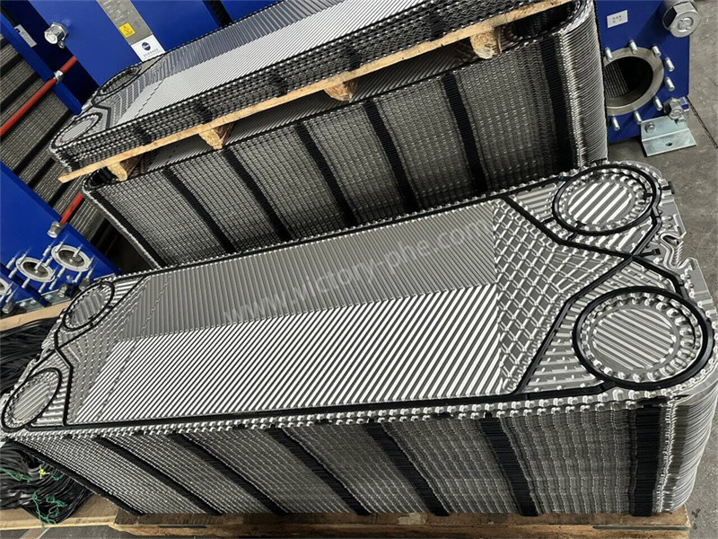 Gasketed Tranter Heat Exchanger Plates Chevron Pattern Design