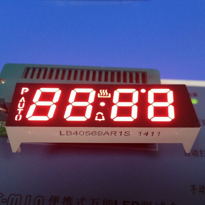SGS Custom LED Display , 4 Digit 7 Segment Led Display 0.56 inch For Oven