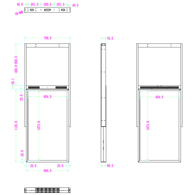 49 Inch Waterproof Double Sided LCD Screen Monitor Shop